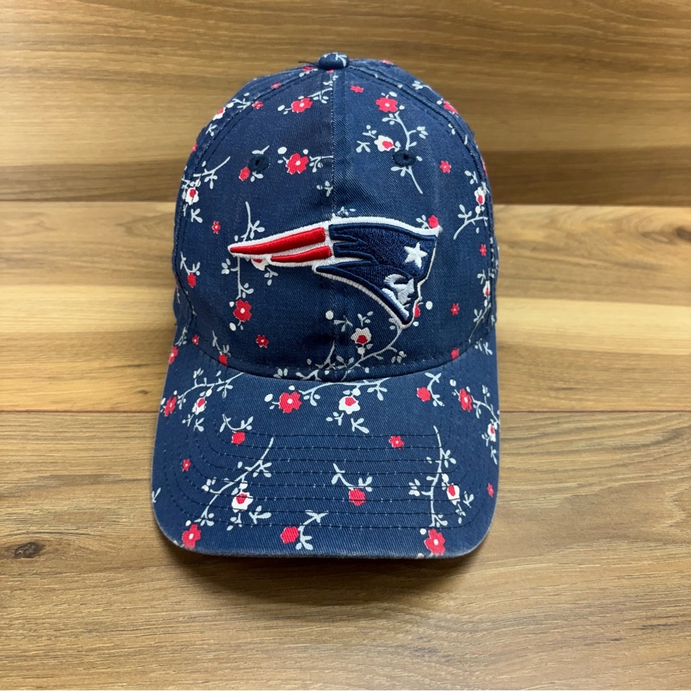 New Era Navy Floral Womens New England Patriots Hat